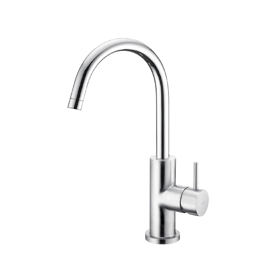 Kitchen Faucet (Stainless Steel)