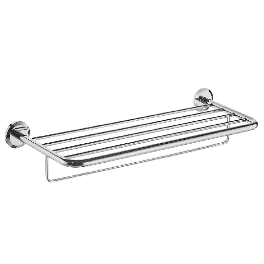 Bath Towel Rack W/Rail (600mm)