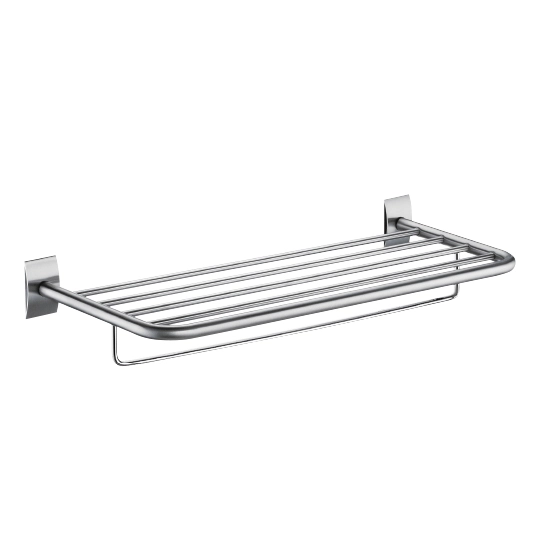 Bath Towel Rack W/Rail (600mm)