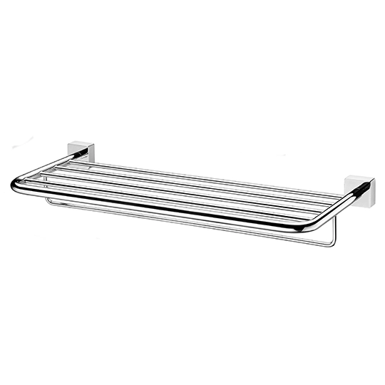 Bath Towel Rack W/Rail