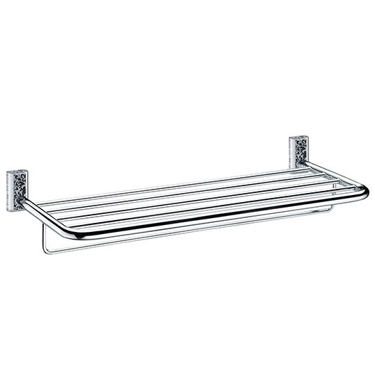 Bath Towel Rack W/Rail