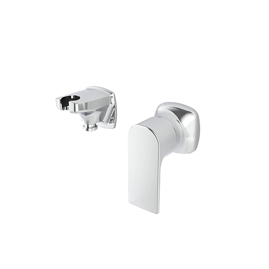 Concealed Shower Mixer W/Shower Holder & Wall Supply